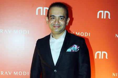 Indian jeweller Nirav Modi poses during the launch of his store in Mumbai, India, March 14, 2015. Fotocorp/Handout via REUTERS/File Photo