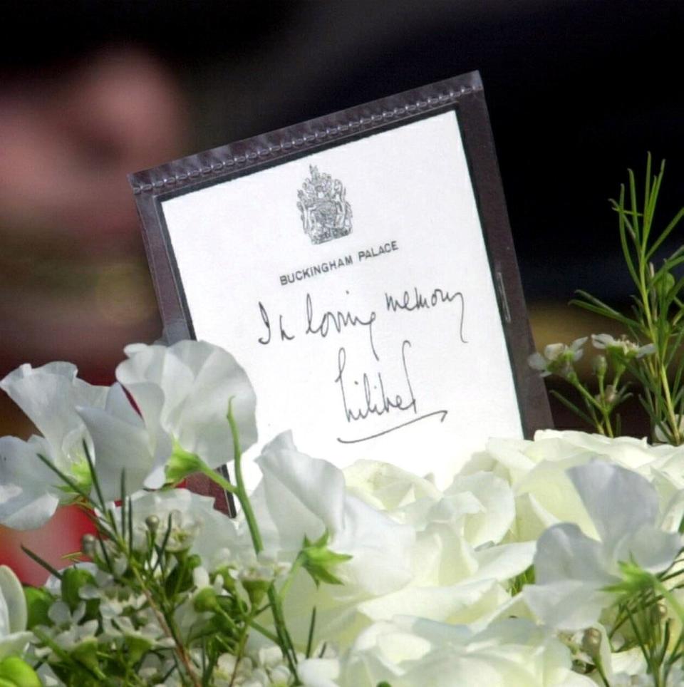 message on coffin