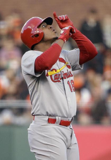 Oscar Taveras was ranked as one of MLB's top prospects prior to the season. (AP)