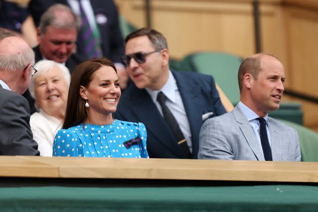 The royals showed up for the ninth day of Wimbledon at the All England Lawn Tennis and Croquet Club on July 5 in London. (Photo: Julian Finney via Getty Images)