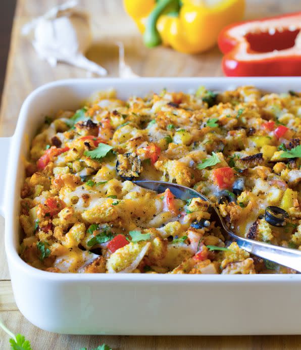 <strong>Get the <a href="http://www.aspicyperspective.com/southwest-cornbread-stuffing.html" target="_blank">Southwest Cornbread Stuffing recipe</a> from A Spicy Perspective</strong>