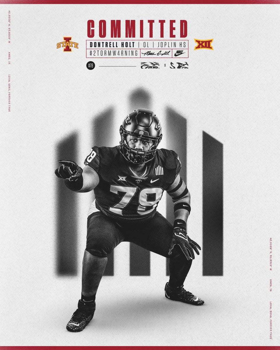 Offensive lineman Dontrell Holt commits to Iowa State