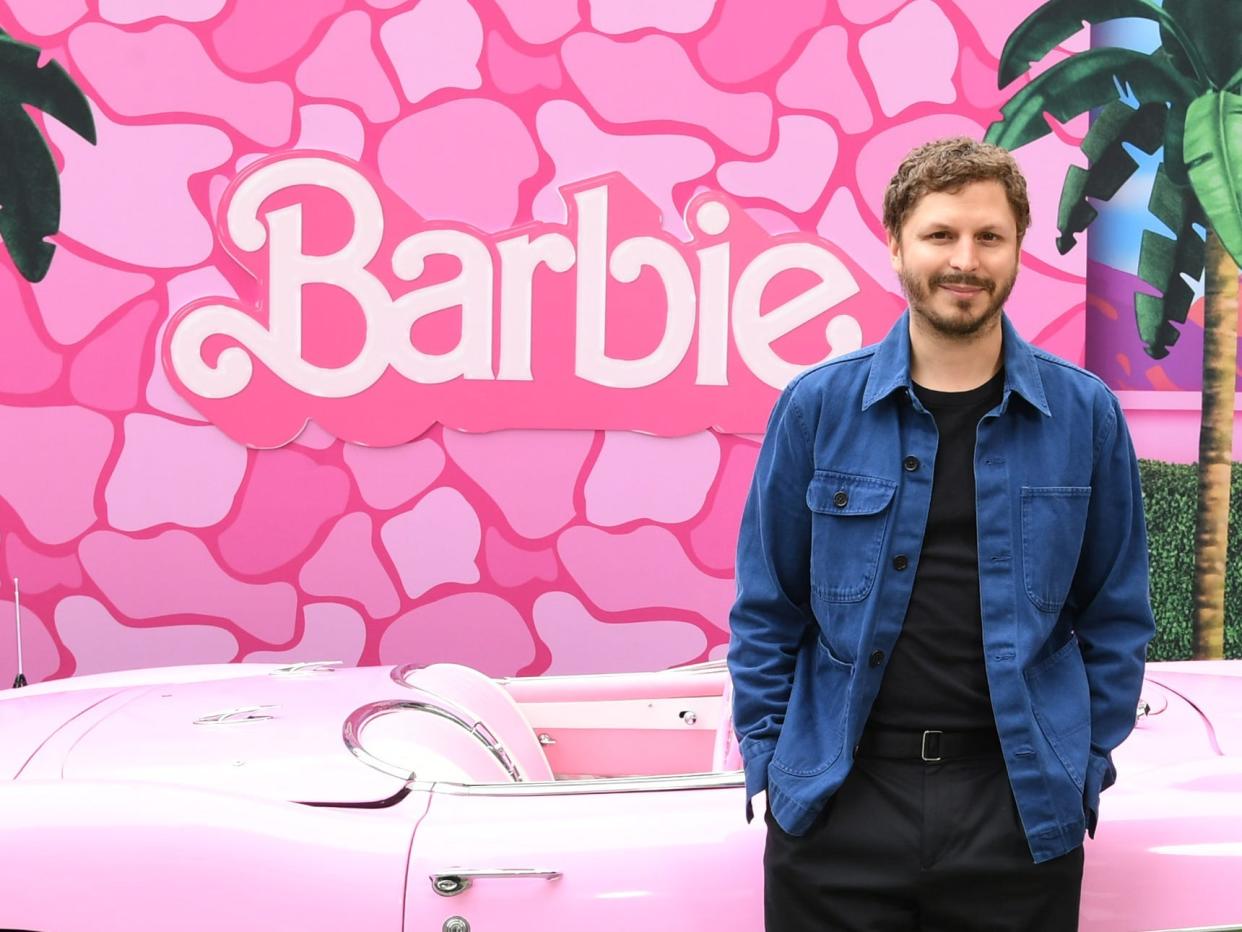 Michael Cera attends "Barbie" press junket on June 25, 2023.