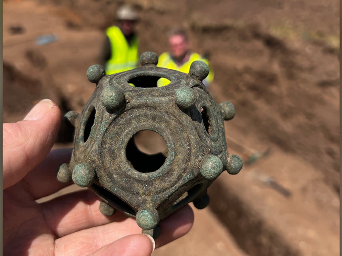 The Norton Disney History and Archaeology Group dug up the object about 35 miles southeast of Sheffield  (Norton Disney History and Archaeology Group)