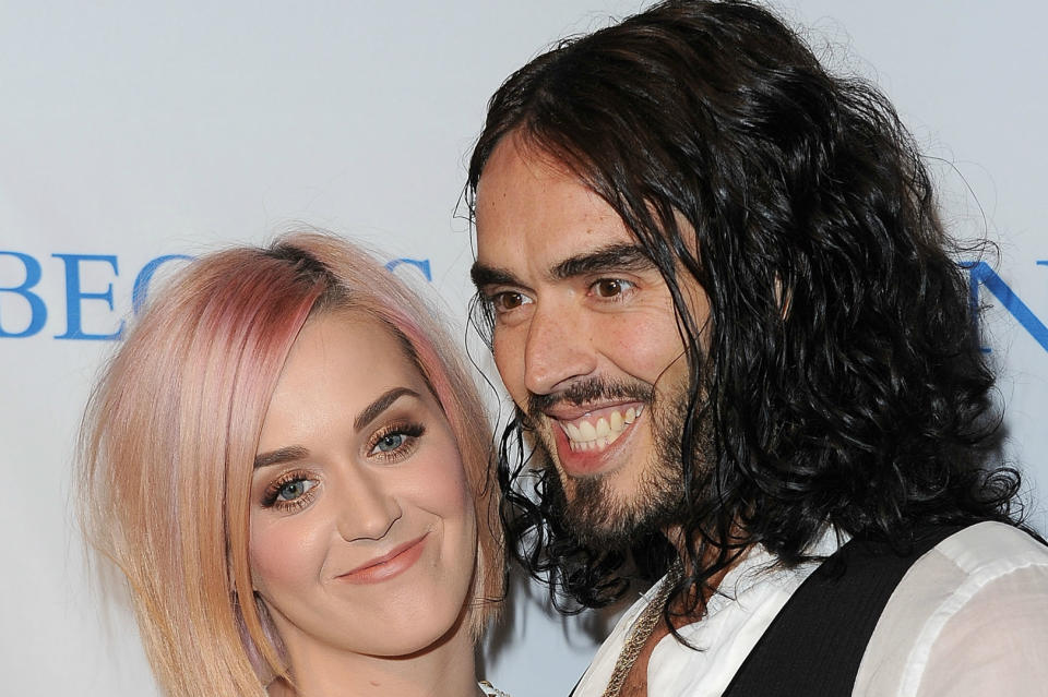 Katy Perry y Russell Brand