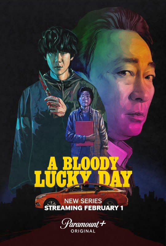 "A Bloody Lucky Day," a South Korean thriller series starring Lee Sung-min and Yoo Yeon-seok, is coming to Paramount+. Photo courtesy of Paramount+