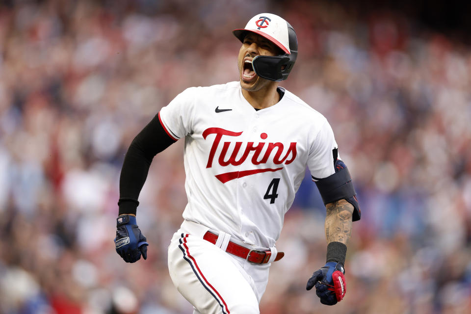 明尼蘇達雙城Carlos Correa。（Photo by David Berding/Getty Images）