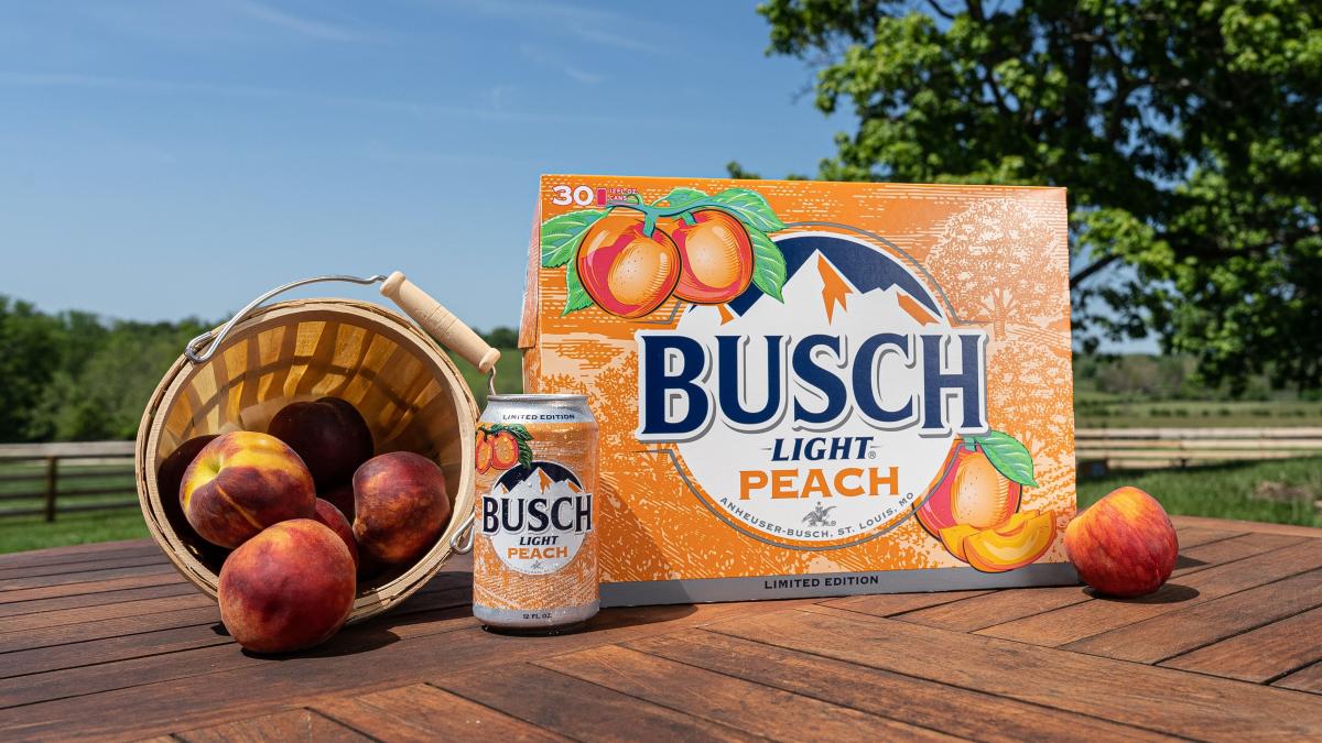 Busch Light releases limited-edition peach flavored lager: Busch