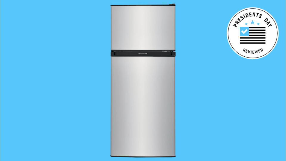 This spacious Frigidaire refrigerator is one of many great appliances on sale at Best Buy.