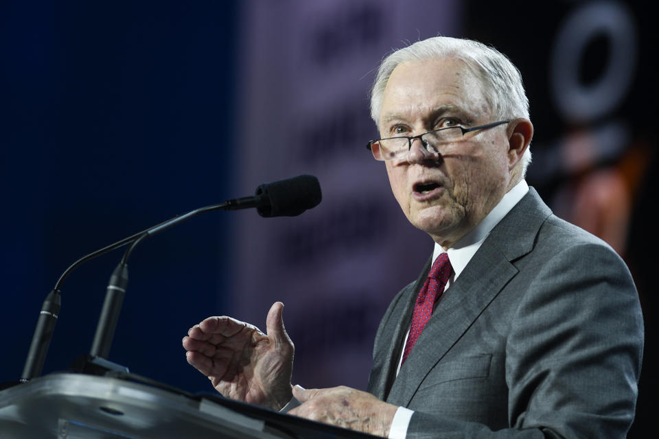 Attorney General Jeff Sessions' Department of Justice is not going to defend the Affordable Care Act's pre-existing condition rule in a lawsuit brought by 20 states. (Photo: AAron Ontiveroz via Getty Images)