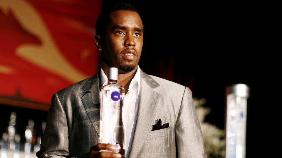 Sean "Diddy" Combs poses with a bottle of Ciroc vodka in 2007. - Shannon Stapleton/Reuters