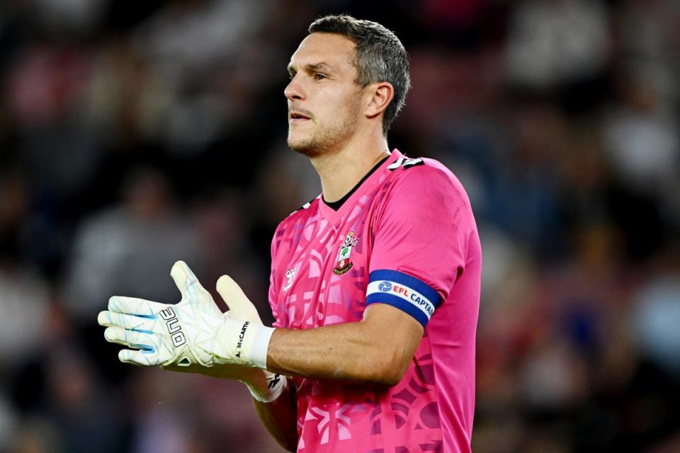 Alex McCarthy has been stuck behind Gavin Bazunu in the Southampton pecking order (Getty Images)