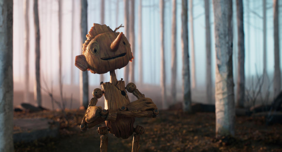 Guillermo del Toro's Pinocchio - (Pictured) Pinocchio (voiced by Gregory Mann). Cr: Netflix Â© 2022