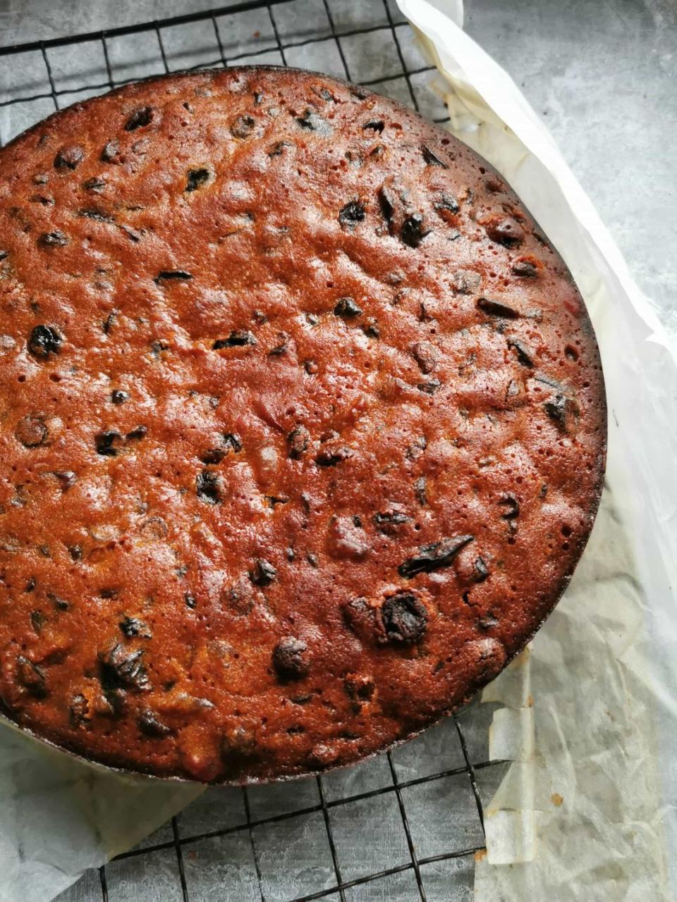<p>Top this amaretto-flavored fruitcake with a jam glaze or a thick layer of royal icing for a beautiful finish.</p><p><strong>Get the recipe at <a href="https://somethingsweetsomethingsavoury.com/amaretto-fruit-cake/" rel="nofollow noopener" target="_blank" data-ylk="slk:Something Sweet Something Savoury;elm:context_link;itc:0;sec:content-canvas" class="link ">Something Sweet Something Savoury</a>.</strong> </p>