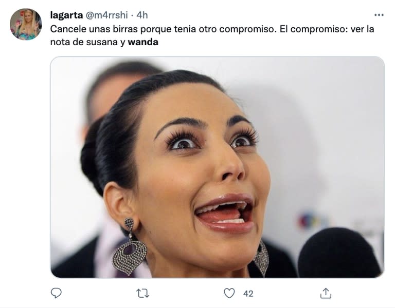 Los mejores memes en la previa de la entrevista de Susana a Wanda y Mauro