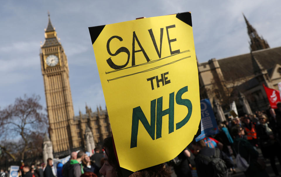 The NHS is heavily reliant on skilled workers from overseas (REUTERS/Neil Hall)