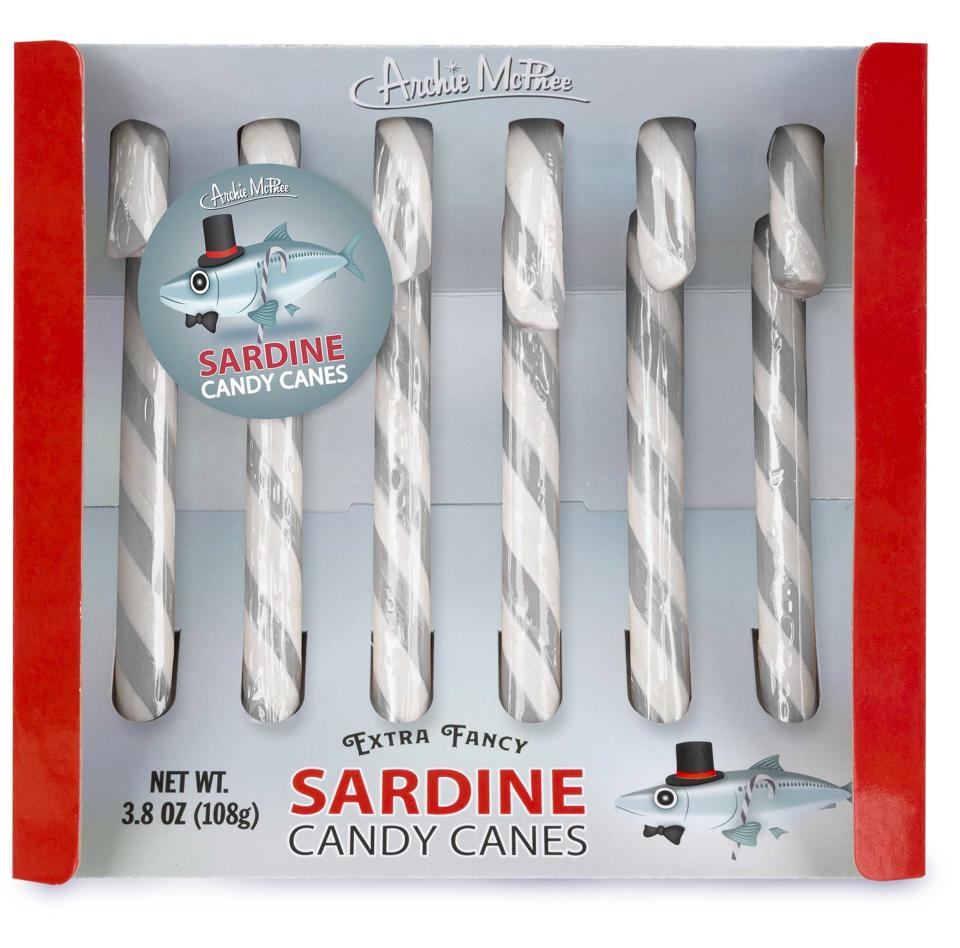 Sardine Candy Cane (Courtesy Archie McPhee)