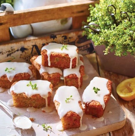 Little lemon and thyme loaves - best afternoon tea recipes 2022