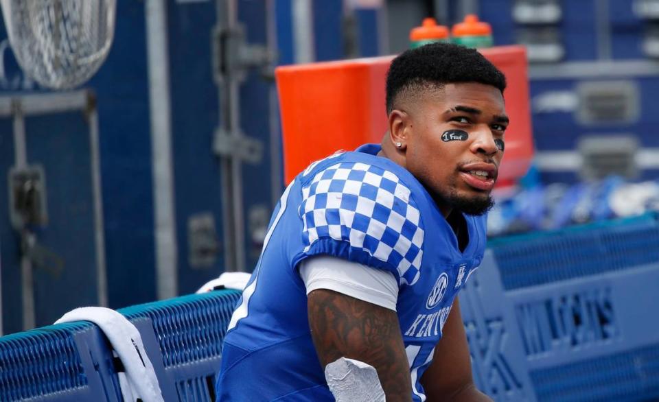 Kentucky linebacker Jacquez Jones, a transfer from Ole Miss, has shown a knack for making the big play early in his UK career.