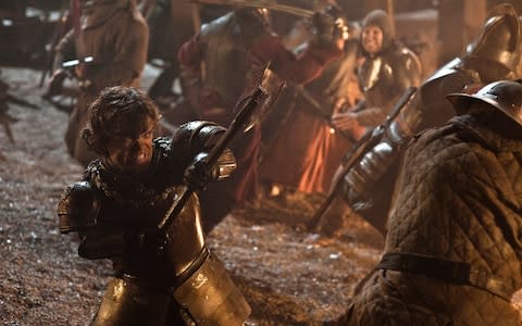 Tyrion managed to outwit Stannis Baratheon in the Battle of Blackwater Bay - Credit: HBO