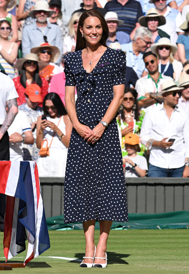 Kate Middleton stuns in polka-dot blouse and black jeans while showing off  her cooking skills in Dublin - OK! Magazine