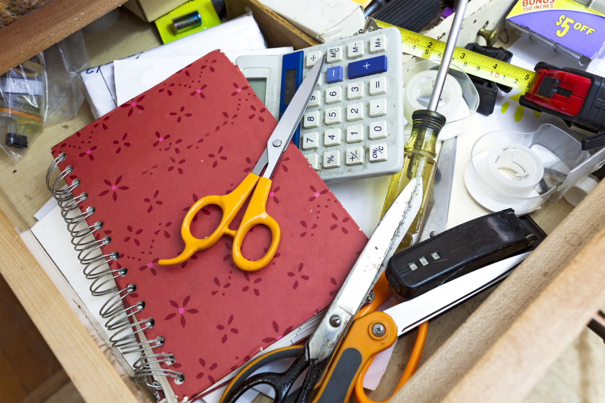 kitchen clutter drawer