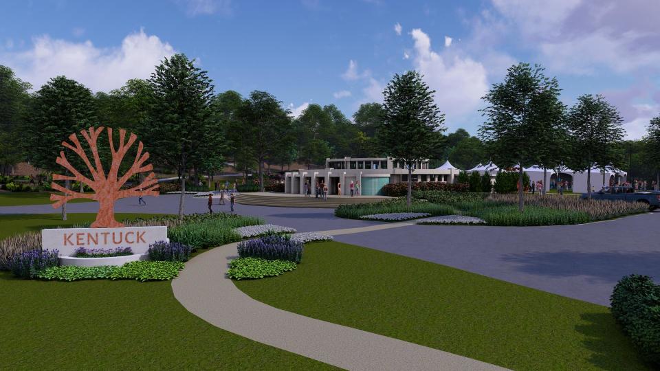 Kentuck Art Center on Tuesday shared renderings of Kentuck at Queen City, a proposed expansion project at the historic Queen City Pool House in Tuscaloosa. The project would include increased museum space, a café, an additional retail storefront and an event venue.