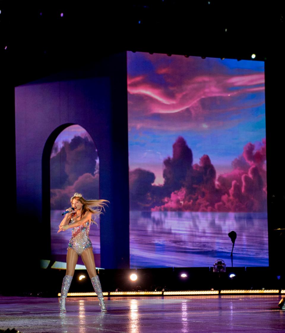  Taylor Swift performs at Nissan Stadium  in Nashville , Tenn., Friday, May 5, 2023.