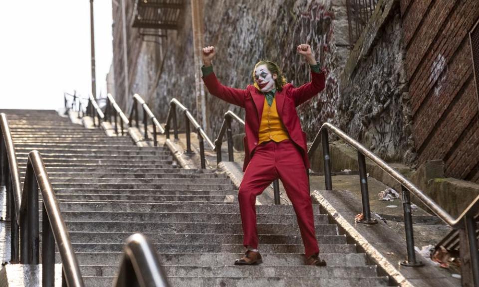 Big shoes to fill … Joaquin Phoenix in Joker.