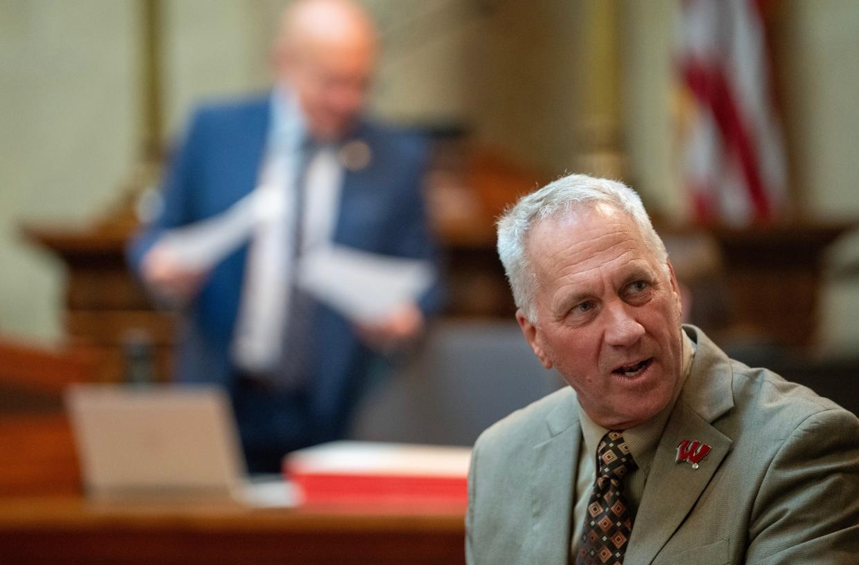 State Sen. Daniel Knodl, R-Germantown, is shown in the state Senate Thursday, September 14, 2023 at the Capitol in Madison, Wis.