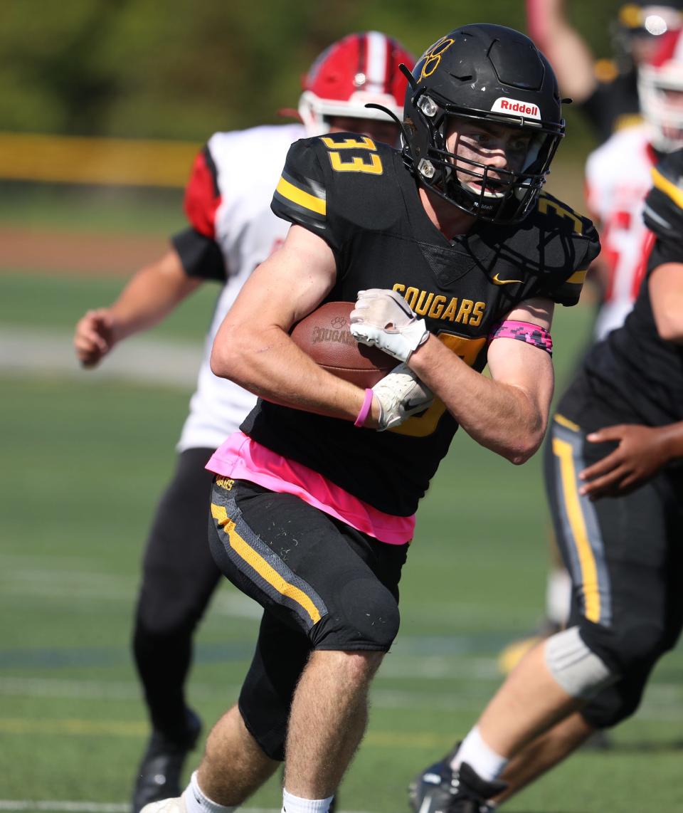 RB Patrick Donahoe and Honeoye Falls-Lima maintained their No. 8 ranking in Class B.