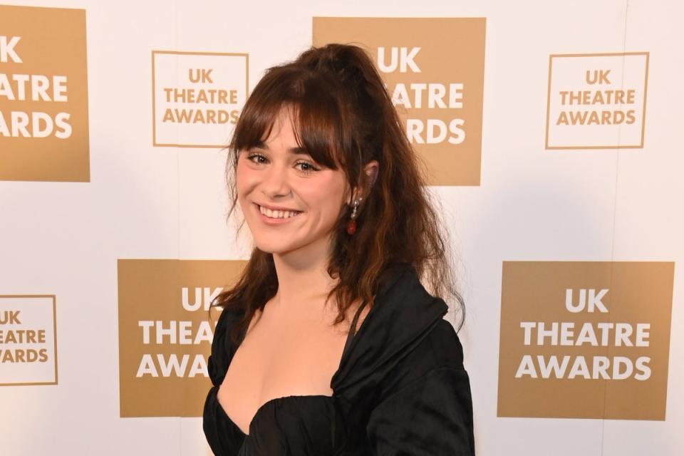 UK Theatre Awards 2022 - VIP Arrivals: Isabella Pappas attends the UK Theatre Awards 2022 at Guildhall on October 23, 2022 in London, England.   Photo by Alan Chapman/Dave Benett (Alan Chapman/Dave Benett/Getty Images)