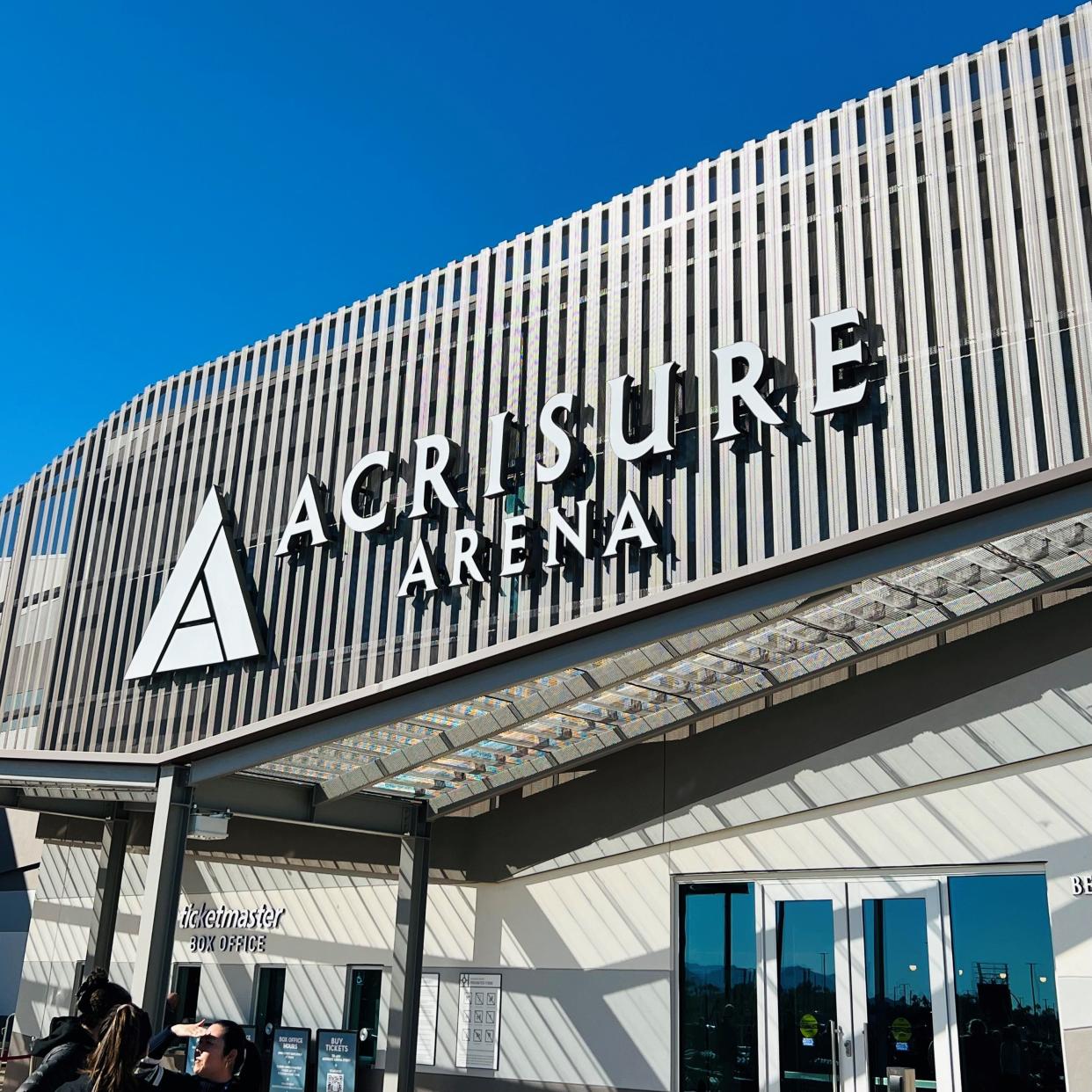 Acrisure Arena opened to the public with a Chris Rock and Dave Chappelle comedy show on Dec. 14, 2022.