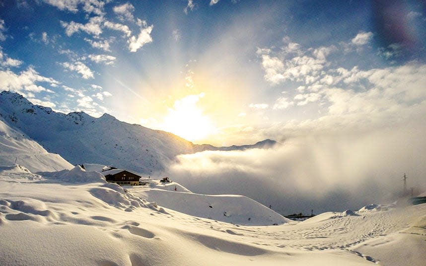 High-altitude Val Thorens celebrated the start of the ski season in style - Getty