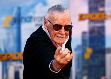 The World Premiere of “Spider-Man: Homecoming” – Arrivals – Los Angeles, California, U.S., 28/06/2017 - Spider-Man co-creator Stan Lee. REUTERS/Mario Anzuoni