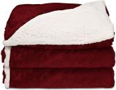 <p>You'll feel like royalty with this <span>Sunbeam Heated Throw Blanket Reversible Sherpa/Royal Mink</span> ($70-$80). One side has a luxurious microfleece with rich color while the other has a cuddle-worthy sherpa fabric. It has three heat settings with a three hour auto-shut off feature. It comes in red, tan, and olive green. </p>