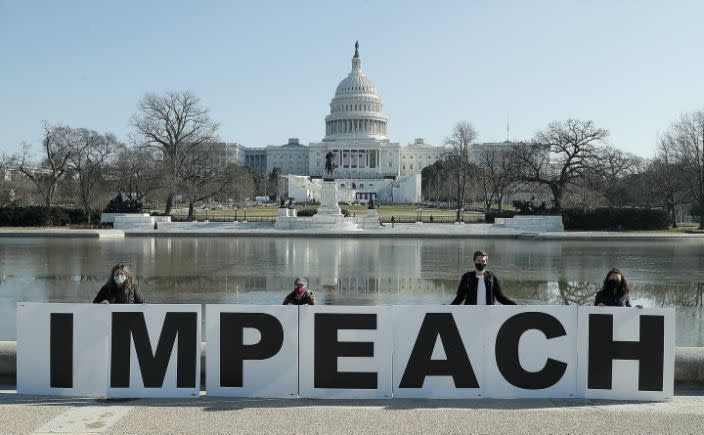 Un tipo diferente de protesta llega al Capitolio (Paul Morigi / Getty Images para MoveOn)