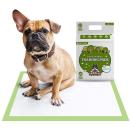 <p><strong>Pogi's Pet Supplies</strong></p><p>amazon.com</p><p><strong>$14.99</strong></p><p><a href="https://www.amazon.com/dp/B07BPWBYV3?tag=syn-yahoo-20&ascsubtag=%5Bartid%7C10060.g.38412899%5Bsrc%7Cyahoo-us" rel="nofollow noopener" target="_blank" data-ylk="slk:Shop Now;elm:context_link;itc:0;sec:content-canvas" class="link ">Shop Now</a></p><p><strong>Key Specs</strong></p><ul><li><strong>Reusable? </strong>No</li><li><strong>Dimensions:</strong> (L x W) 24 x 35 in.</li><li><strong>Capacity:</strong> Not listed, but advertised as suitable for large adult dogs</li></ul><p>While no puppy pad is totally biodegradable, Pogi’s Training Pads are as earth-friendly as disposable pads can get. Made of six layers, its top one is comprised of renewable bamboo fiber complemented by fluff-pulp filling from sustainable pine, with a plant-based Biohybrid leakproof liner. These pads also contain a honey-based attractant to direct your pup where to do their business.</p>