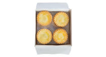 <p><a rel="nofollow noopener" href="https://konditorandcook.com/shop-products/shop-by-products/mince-pies.html" target="_blank" data-ylk="slk:Konditor & Cook, £16 for 12;elm:context_link;itc:0;sec:content-canvas" class="link ">Konditor & Cook, £16 for 12</a> </p>