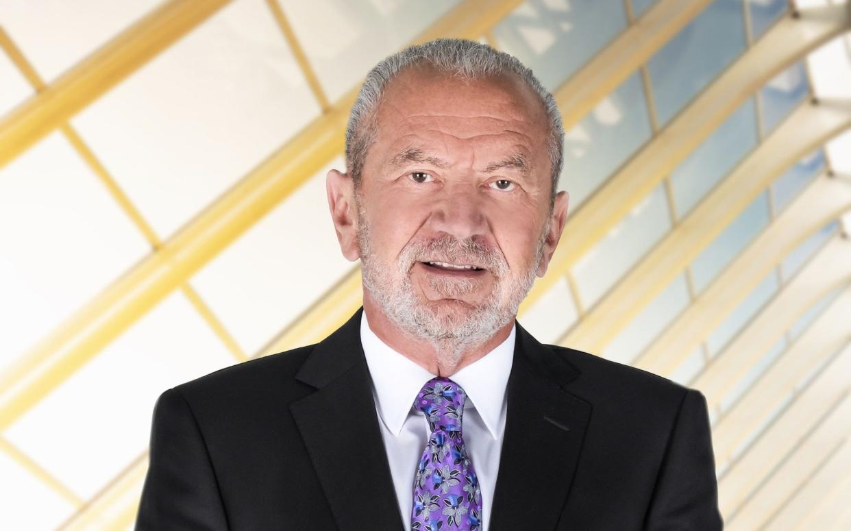 Alan Sugar pictured in 2016 - BBC