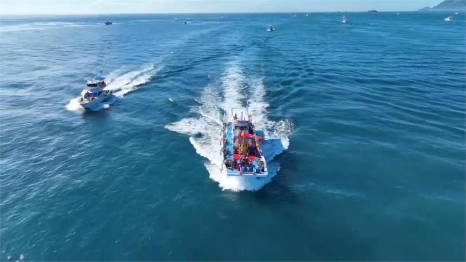 「蘭陽媽祖節」海上遶境登場　新竹艦全程護航