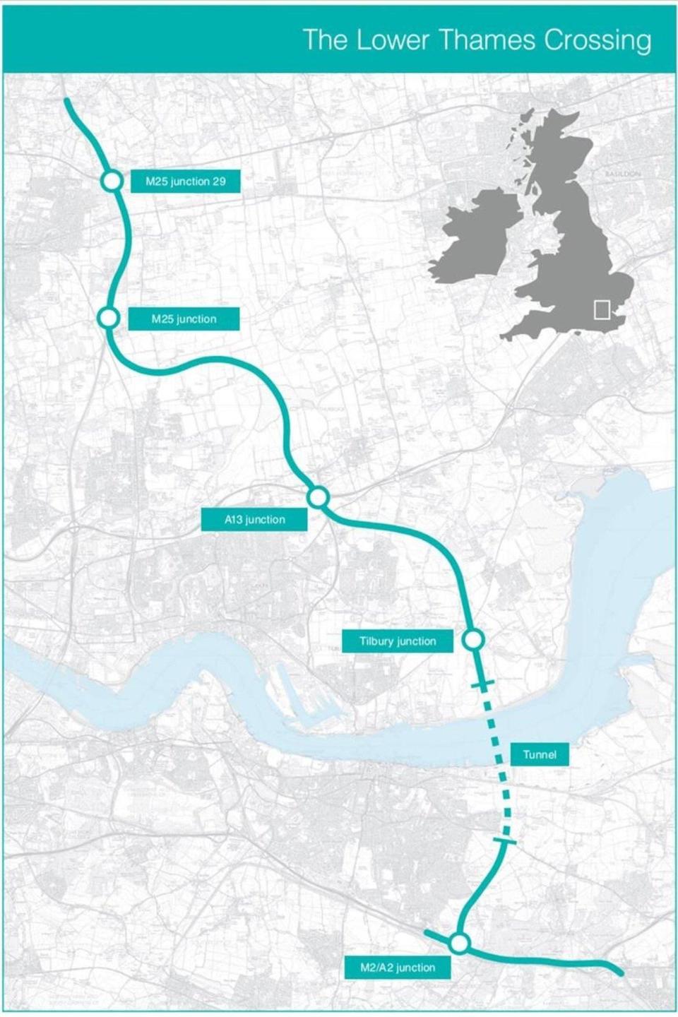 Plans for the new multi-million pound road tunnel have been updated to boost capacity (PA)