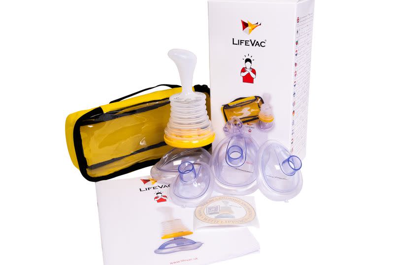 The LifeVac anti-choking device