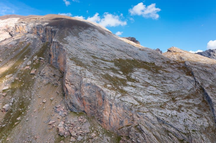 La Mortice climbing area in the French Alps