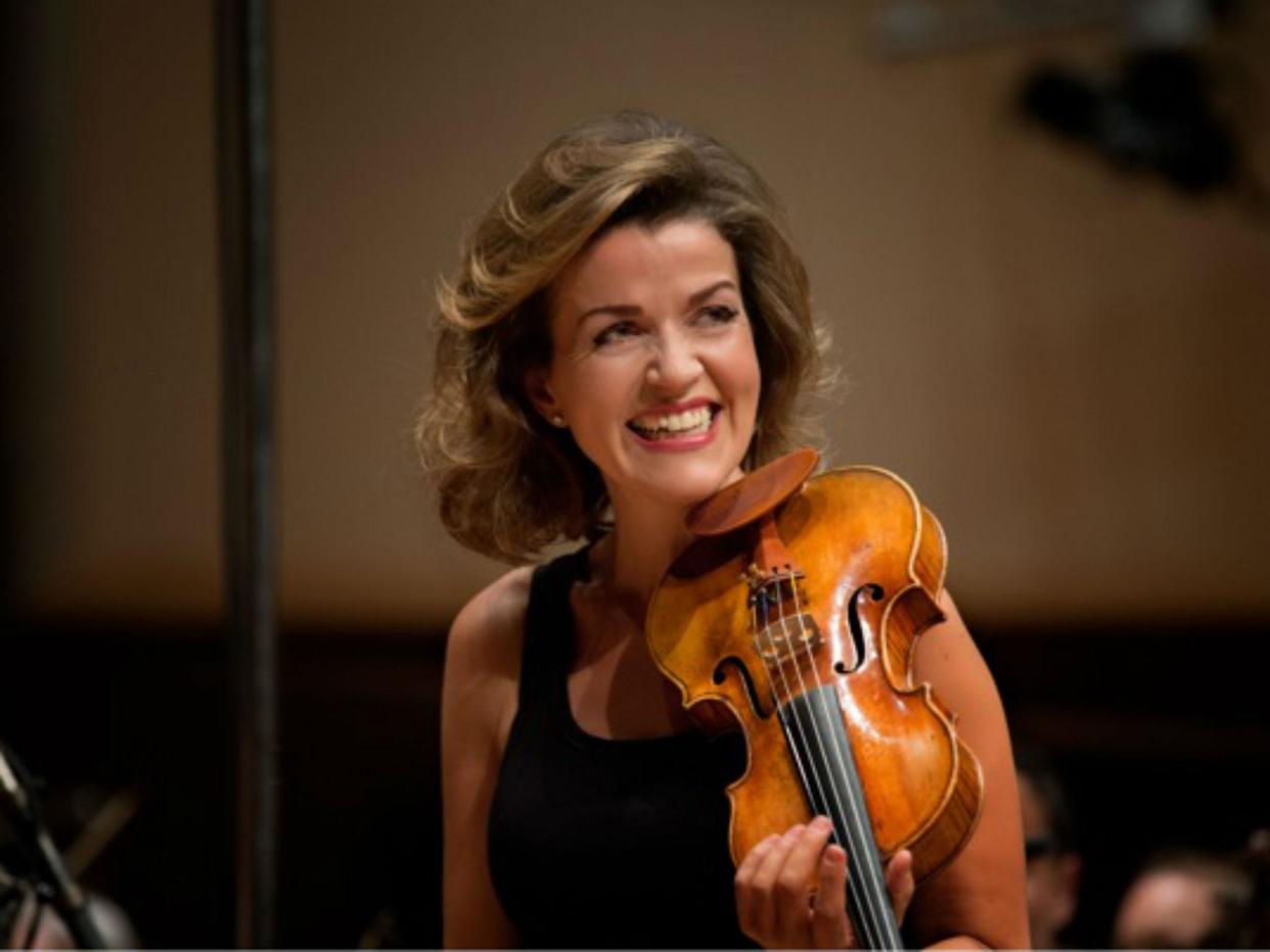 Violinist Anne-Sophie Mutter revealed a more intimate side to her talents at a recital at the Barbican: Harold Hoffman