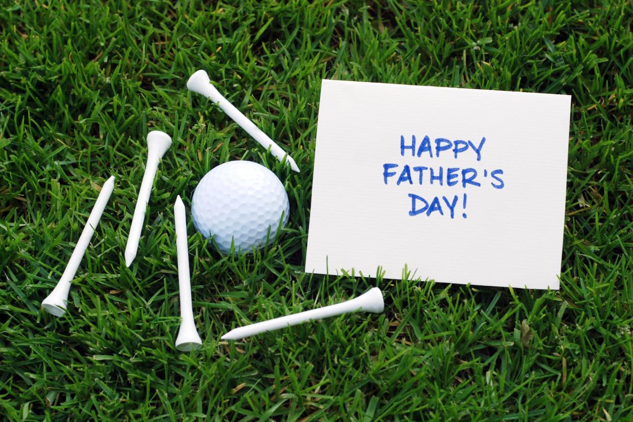 There are better ways to show our love than a schmaltzy card with a drawing of a bloke playing golf on it (Getty Images/iStockphoto)