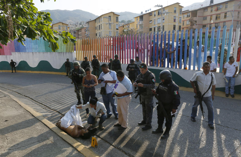 Acapulco Guerrero Mexico drug cartel criminal violence murder