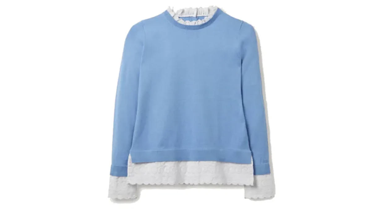 Lauderdale Cotton Frill Jumper