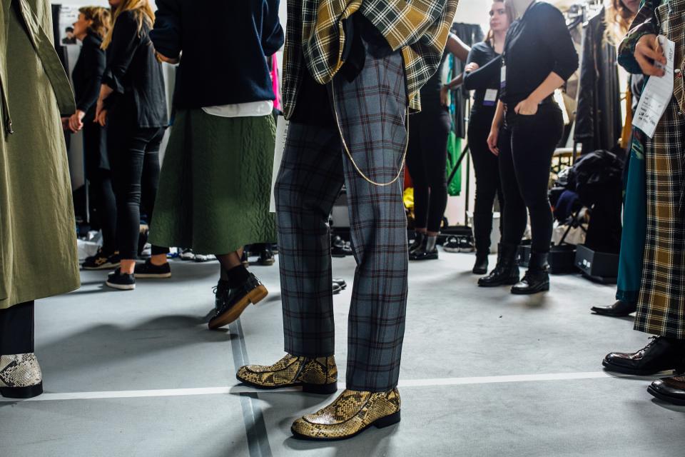 Rare plaids at Dries