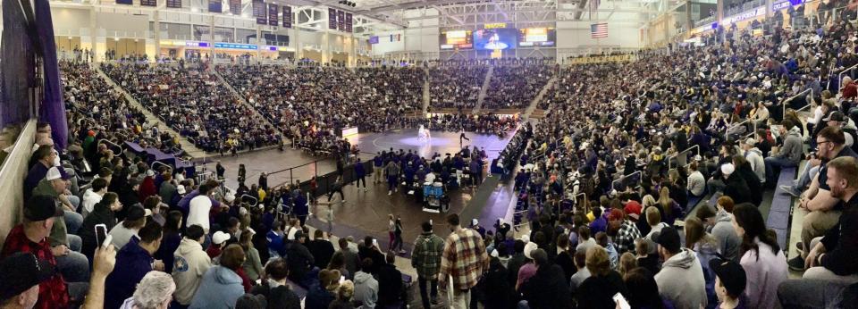 The Northern Iowa wrestling program hosted Iowa State on Friday night at the McLeod Center in Cedar Falls.